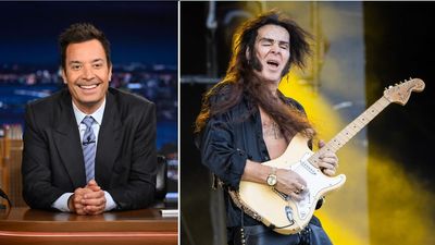 That time Yngwie Malmsteen shredded his way through The Tonight Show with Jimmy Fallon: “That’s a guitar legend right there”