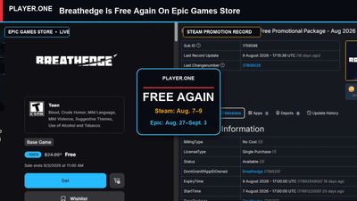 Epic Games Store Free Games: 'Breathedge' Returns 18 Days After Steam Giveaway