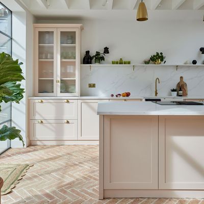 This is the easiest way to get terracotta flooring for less – it's a stylish and practical choice for a rustic kitchen look