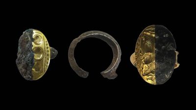 Ancient Greek elites wore jewellery made from metal that fell from space; scientists identified meteorite iron in 3,000-year-old rings