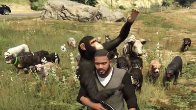 I have modded many dogs, several cows, 2 lions, and a chimpanzee into Grand Theft Auto 5, and they are all my friends