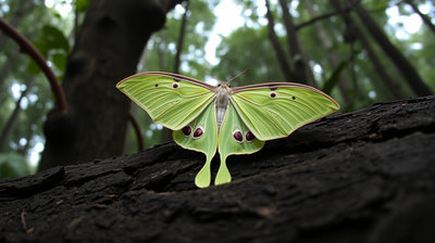The Indian Luna Moth Is Vanishing From Eastern Forests and Almost Nobody Is Watching
