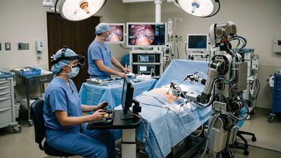A 60-Pound Humanoid Robot Removed a Pig's Gallbladder While a Surgeon Worked the Controls
