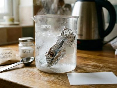 Mix baking soda, salt and hot water with aluminium foil: What it does, benefits and how to use this silver cleaning hack
