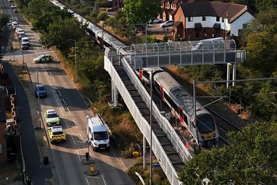 Essex train derailed at 77mph and driver reported seeing ‘kink’ in track – probe