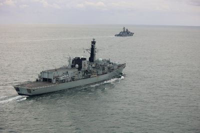 Navy tracks Russian warships in UK waters for three days during ‘intense’ operation