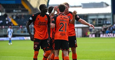 Kilmarnock 0-4 Dundee Utd: United win in style in absence of Jim Goodwin