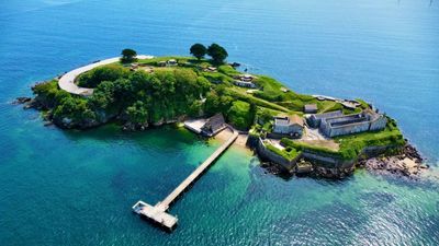 ‘Haunted’ Drake’s Island: Tiny UK island with Grade-II listed house, 6.4-acre site, mysterious underground tunnels and 43-bed hotel plan goes on sale for offers above £2 million