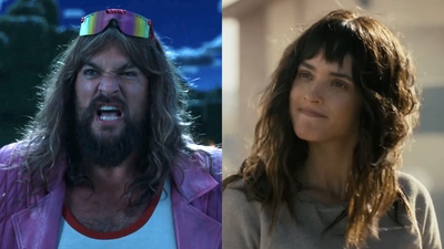 Jason Momoa Was A Proud Boyfriend When Adria Arjona Showed Up To Her Premiere In A Monster Truck