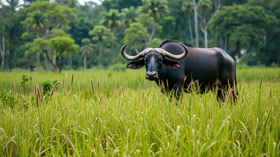 India's Asiatic Wild Buffalo Is Losing Its Genetic Identity to Domestic Cattle Interbreeding