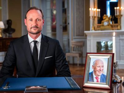 Norway's new king Haakon pays tribute to 'such a good dad' Harald
