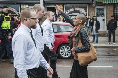 A lone Black woman’s defiance of Swedish neo-Nazis, 10 years on