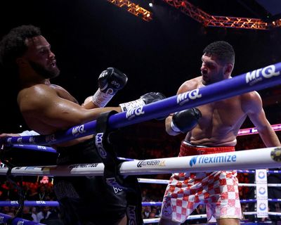 ‘Amazing’ Itauma urged not to give up by Hrgovic after stunning stoppage