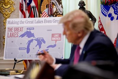 Trump the renamer-in-chief keen to leave his mark – or his stain – on world