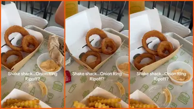 Shake Shack customer pays nearly $4 for onion rings. Then he counts how many came in the order: ‘Is this really the portion now?’