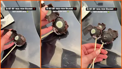 Woman checks Walmart cake pops before serving them. Then she sees what her child could have eaten: ‘That is so nasty’