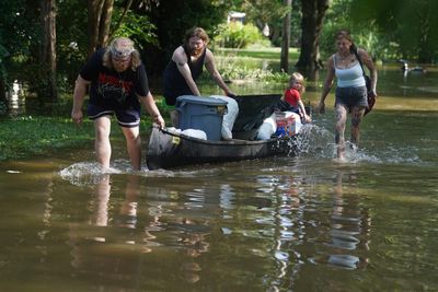 Flooding devastated swathes of Indiana but response is hampered by politics
