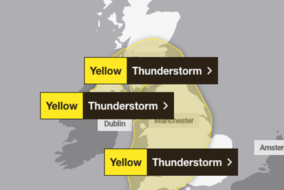 Bank Holiday thunderstorms as Met Office weather warnings in place across UK