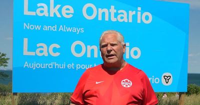 Canadian official answers Donald Trump’s ‘Lake America’ with giant Lake Ontario sign
