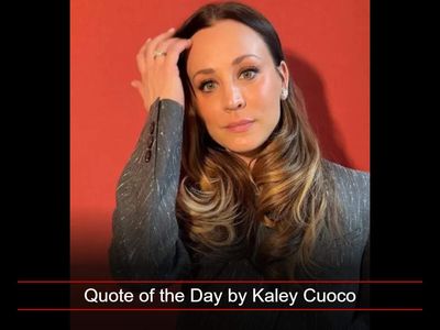 Quote of the Day by Kaley Cuoco: 'I've fallen victim to worrying about what everybody thinks...'- A powerful reminder about letting go of other people’s opinions by The Big Bang Theory star