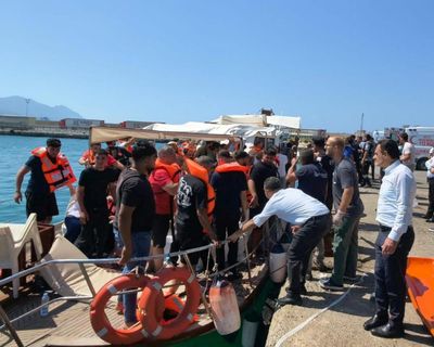 At least eight dead and 18 missing after ferry capsizes off northern Cyprus