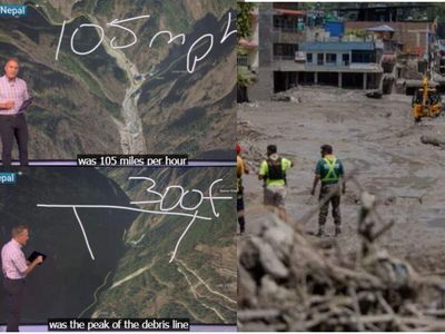 "300 feet tsunami at 170 kmph in 7 minutes: Explainer video about what exactly happened during Nepal Flash flood goes viral. Watch, goosebumps guaranteed