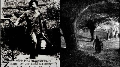 In 1934, Black cave guide Matt Bransford sold his 14-room Mammoth Cave hotel and land for just $3,000, far below market value; the family then moved 20 miles away as the national park took shape