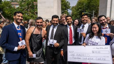 Watch: Zohran Mamdani look-alike contest draws hundreds in New York