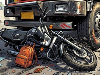 Couple took a bike to avoid traffic, killed after truck hit them from behind, crushing and dragging them for 100 metres; 5-year-old daughter still doesn't know parents are dead