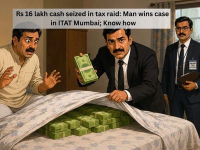 Rs 16 lakh cash seized in income tax raid, tax officer calls it unexplained cash; Taxpayer claims it to be family money, he fights and wins the case in ITAT Mumbai