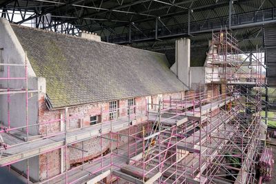 Milestone moment as roughcast removed from Charles Rennie Mackintosh Hill House