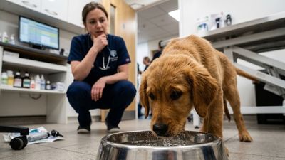Surgeons Fixed the Puppy's Plumbing with a Laser and She Still Would Not Stop Drinking Water