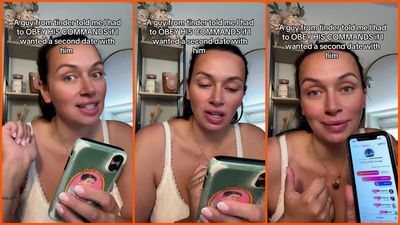 Man tells his Tinder date to obey his commands. Then she realizes she may have dodged something worse: ‘what the hell?’