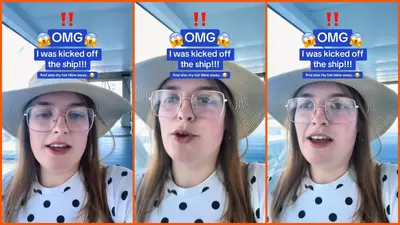 Royal Caribbean passenger says she was forced off the ship against her will. Then she was left standing on the dock with her bags: ‘I can’t believe’