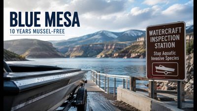 In 2008, Colorado's Curecanti National Recreation Area started screening watercraft for invasive mussels at Blue Mesa. 10 years later, the reservoir remained completely mussel-free