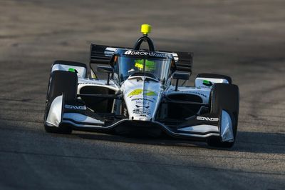 Mick Schumacher and Romain Grosjean talk on pit road after Milwaukee clash