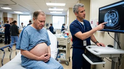 A 14-Centimeter Pouch Left Over from the Womb Blocked His Bowel 67 Years Later