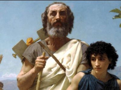 Quote of the day by Homer: 'Even a fool learns something once it hits him.' Life lessons from ancient Greek poet & author of The Odyssey on learning from mistakes, accepting reality & growing wiser through experience