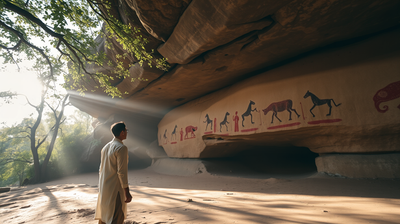 Bhimbetka Rock Shelters: The 30,000-Year-Old Cave Paintings Near Bhopal Almost Nobody Visits