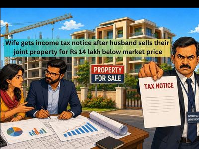 Wife gets income tax notice after husband sells joint property Rs 14 lakh below market price; she fights back and wins the case in ITAT Kolkata