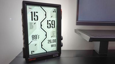 I added this transparent smart display to my desk — and it gives me the info I need without distractions
