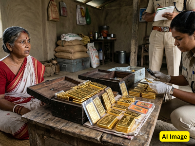 125 gold bars found at Bengal village woman’s home, 7 kg gold in wax found in Mumbai: DRI seizes 42+ kg foreign-origin gold worth Rs 65 crore in a day