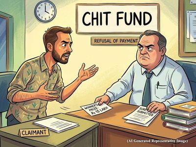 Chit fund didn't pay Rs 15 lakh prize money to the winning member for 55 days; consumer commission orders Rs 44,500 compensation and refund
