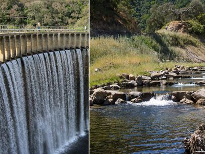 In 1918–1921, one dam built on California's Carmel River provided water storage but blocked fish runs; in 2015 it came down, reopening 25 miles of habitat for steelhead trout