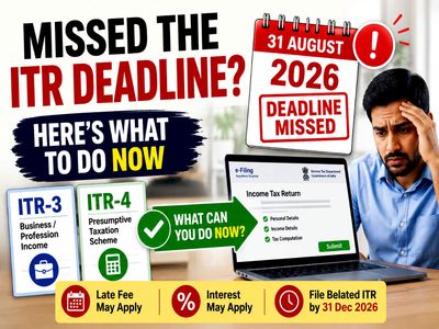 Missed August 31 ITR deadline? Know what ITR 3 and ITR 4 filers can do now