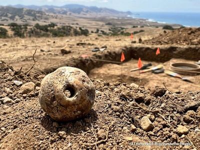 8,500-year-old handmade scallop bead found 68 km from California coast became evidence that marine shell ornaments were reaching inland communities thousands of years ago