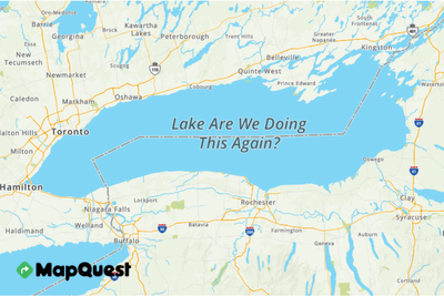 Mapquest's Downloads Soar 10X After Defying Trump's Order To Rename Lake Ontario to 'Lake America'