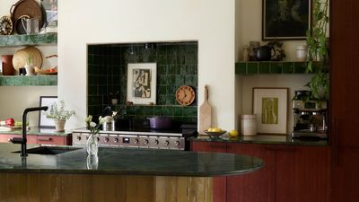 After 4 Years of Living on a Building Site, This Seaside Townhouse Suits the Eclectic, Mid-Century Vibe Its Owners Love