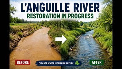 In 1998, officials listed Arkansas' L’Anguille River as impaired for siltation and turbidity. Six miles of Lateral 1A were restored; today, landowners have restored two more miles