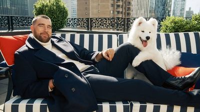We Finally Got a Look at Travis Kelce and Taylor Swift's Dog